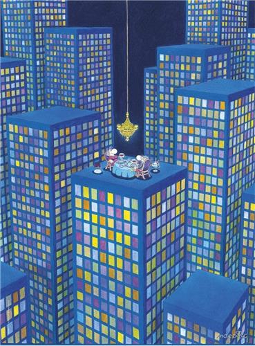 Clementoni Legpuzzel - Mordillo Puzzel Collectie - Dinner - 500 Stukjes, puzzel volwassenen