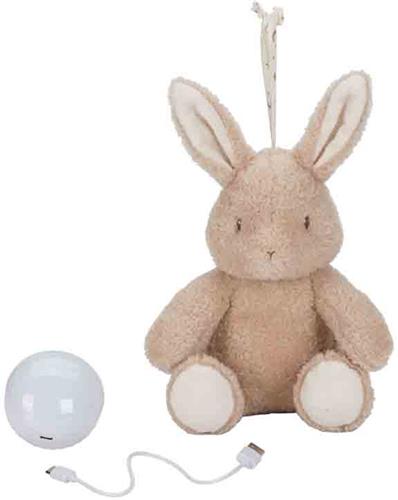 Little Dutch Knuffelkonijn Licht & Geluid Newborn Naturals