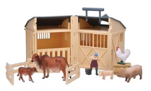 Collecta Speelset Paardenstal Met Dieren En Accessoires 8-delig