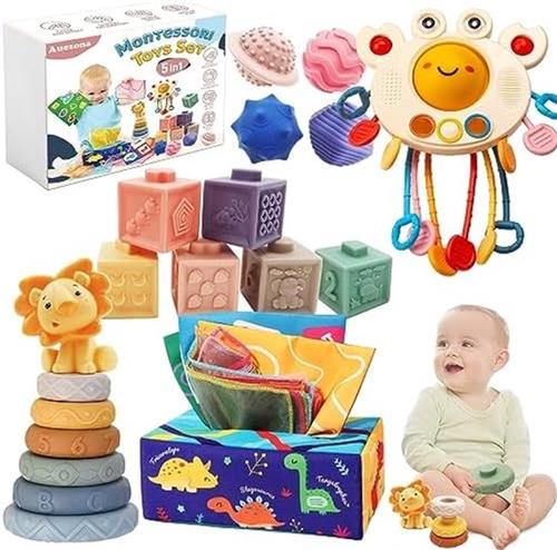 Montessori-speelgoed 5-in-1 voor baby's