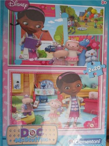 Disney Doc Mc Stuffins  2 x 20 stukjes