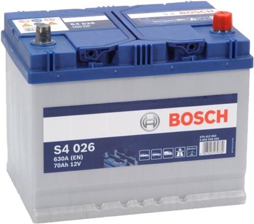 BOSCH | Accu - 12V 70Ah | S4026 - 0 092 S40 260 | Auto Start Accu