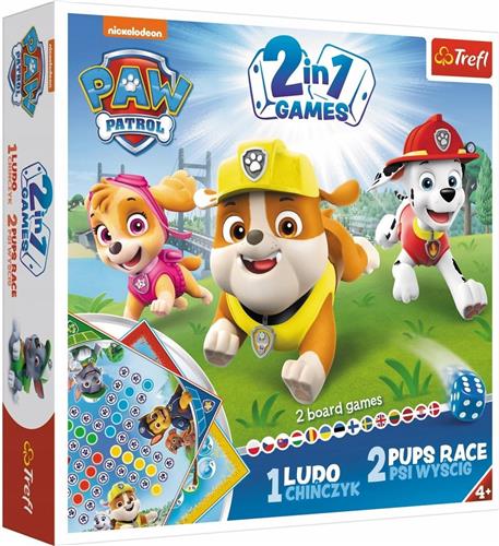 Bordspel 2in1 Ludo. Paw patrol. Dog racing Trefl (5900511018967)