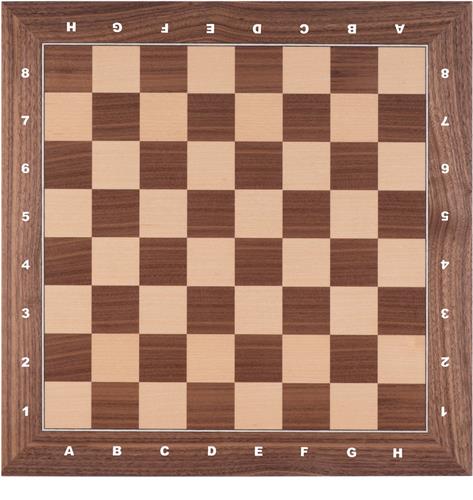 Schaakbord esdoorn / accacia ingelegd 50 x 50 cm - Longfield Games