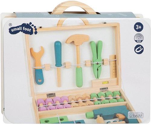Small Foot - Houten Gereedschapskoffer Nordic, 43dlg.