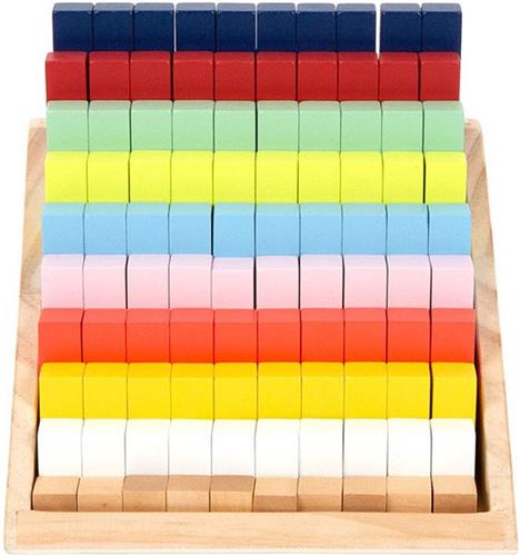 Small Foot - Houten Rekenblokken in Box, 100dlg.