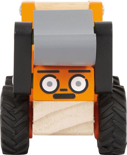 Small Foot - Houten Graafmachine Oranje