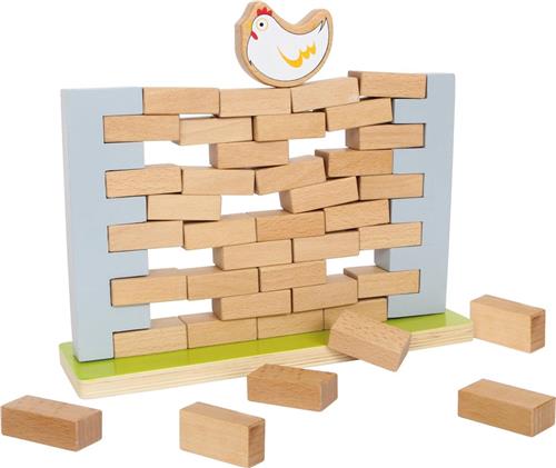 Small foot Houten wiebelmuur spel 25 x 7,5 x 17 cm