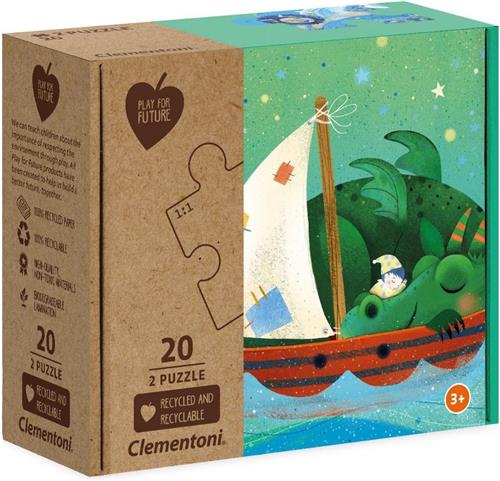 Clementoni Legpuzzel Sweet Dreams 2-in-1 - puzzel - sinterklaas- schoencadeau- schoencadeautje - puzzelen