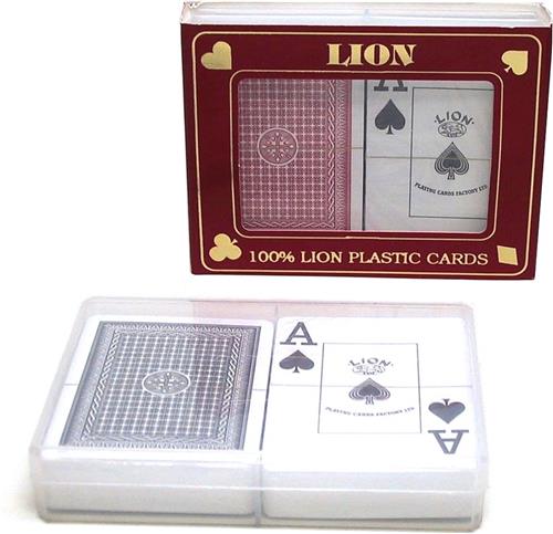 HOT Games Poker Speelkaartenset - Kaartspel - wit combi