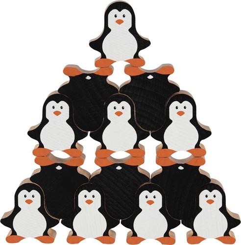 Goki Houten Stapelspel Pinguin