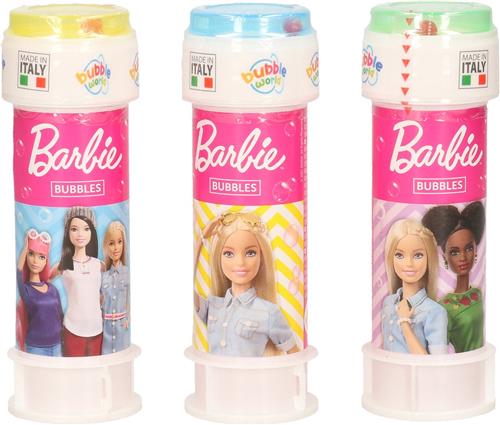 3x Barbie bellenblaas flesjes met spelletje 60 ml voor kinderen - Uitdeelspeelgoed - Grabbelton speelgoed