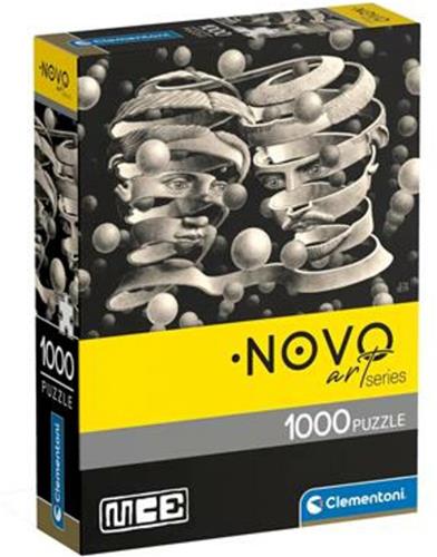 Clementoni - Puzzel 1000 Stukjes M. C. Escher, Bond Of Union, Puzzel Voor Volwassenen en Kinderen, 14-99 jaar, 39752