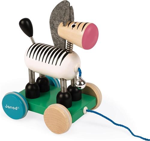 Janod Zigolos - Trekfiguur zebra