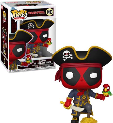 Deadpool Deadpool as Long John Silver vinylfiguur 1493 Funko Pop! standaard Unisex