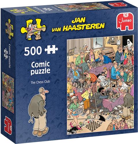 Jan van Haasteren schaakclub puzzel jumbo comic puzzle Chess Club 500 stukjes