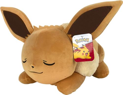 Jazwares Pokémon Knuffel Figure Eevee sleeping 45 cm Knuffeles