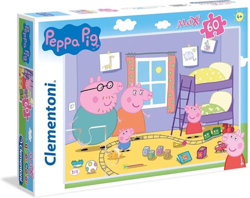 Clementoni - Peppa Pig Legpuzzel - Kinderpuzzel - Puzzel 60 stukjes - Vanaf 4 jaar