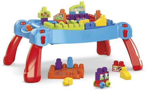 Mega Bloks First Builders - Speel- en Leertafel - Constructiespeelgoed