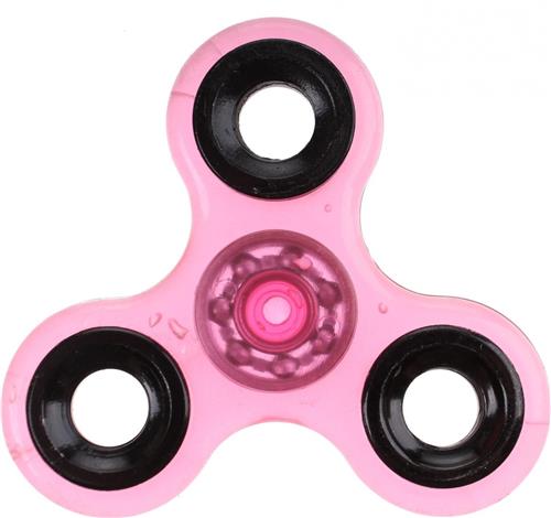 Amigo Fidget Spinner Glow In The Dark Roze 7 X 7 Cm