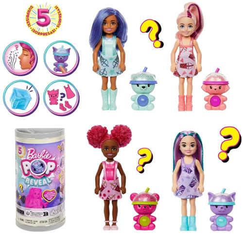 Barbie Pop Reveal Surprise Bubble Tea - 1 exemplaar - Spaar ze allemaal