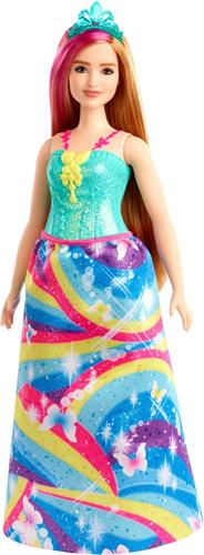 Barbie Dreamtopia Prinses - Blond/Roze haren (Curvy)