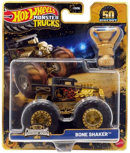 Hot Wheels monster jam truck Bone Shaker - monstertruck 9 cm schaal 1:64
