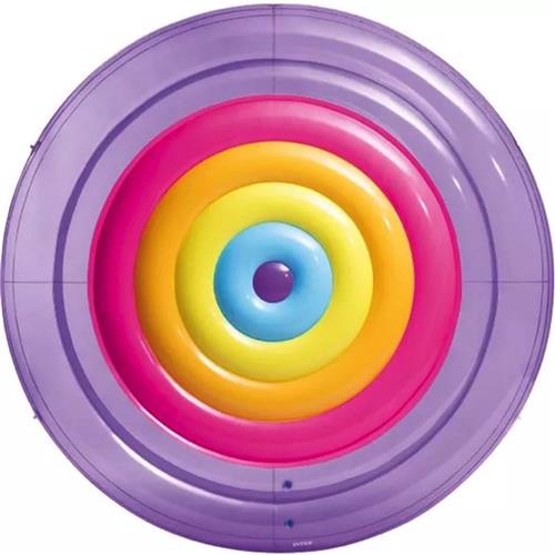 Intex regenboog fiesta luchtbed - 200 centimeter - 57285EU