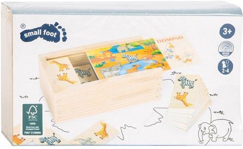 Small Foot - Houten Dominospel Safari