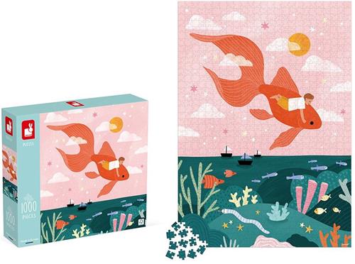 Janod Kidult Puzzel - Droom In Zee - 1000 Stukjes - Geschikt Vanaf 8 Jaar