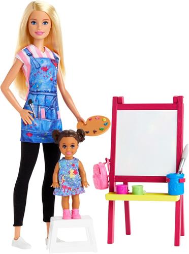 Barbie Kunstlerares en Speelset - blond