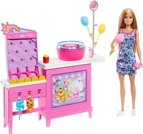 Barbie - Cotton Candy & Game Playset