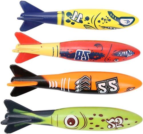 JGS Premium - Onderwater Duikspeelgoed Set voor Kinderen - Zwemspel Zomertoy met Torpedo Rocket - Cadeau voor Waterpret