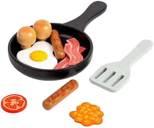 Bigjigs Houten Ontbijtset, 11dlg..