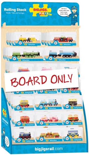 Bigjigs Rail Rolling Stock Display Board.