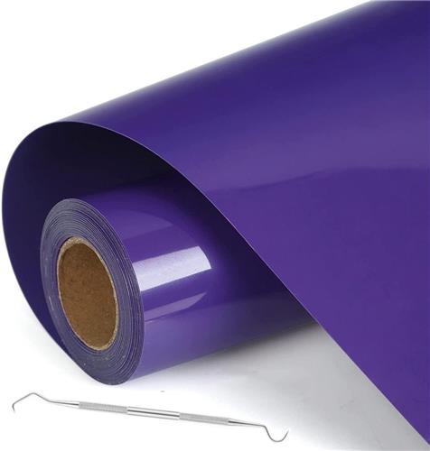 JGS Premium - Plotterfolie textiel oranje-paars 305x200 cm | Transferfolie vinyl en haaknaalden | Flexfolie graveermachines | Voor zelfgemaakte T-shirts