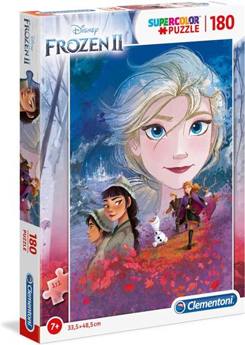Clementoni - Puzzel 180 Stukjes Frozen 2, Kinderpuzzels, 7-9 jaar, 29768