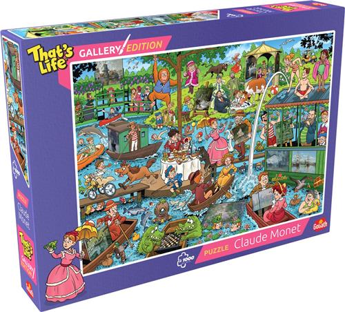Goliath That's Life Gallery Edition - Claude Monet - 1000 Puzzelstukjes - Legpuzzel (68x48cm)