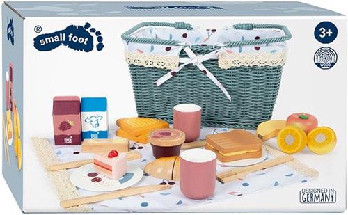 Small Foot - Picknickset met Houten Speeleten Tasty, 26dlg.