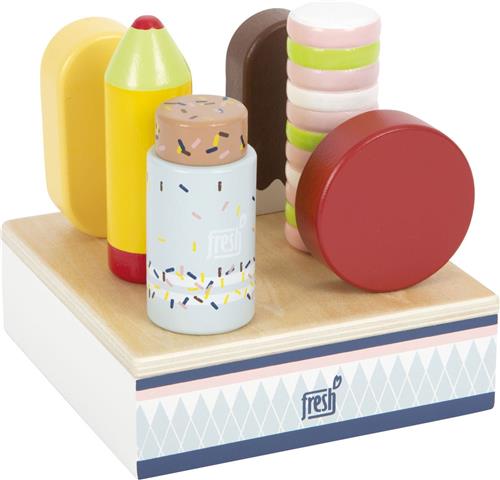 Small Foot - Houten Ijsjes Fresh met Standaard, 7dlg.