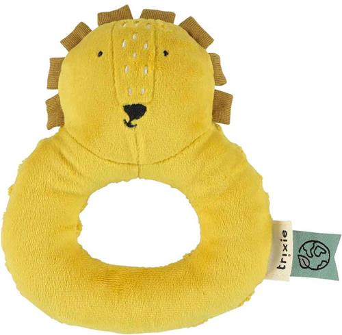 Trixie Rammelaar  Mr. Lion  Zacht Baby Speelgoed met Knispergeluid  Sensorisch Speelgoed  Vanaf 3 Maanden