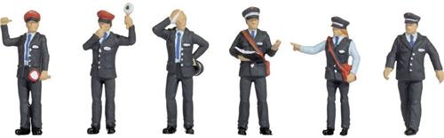 NOCH 15260 H0 Spoorwegpersoneel Zwitserland figuren Geverfd, Staand