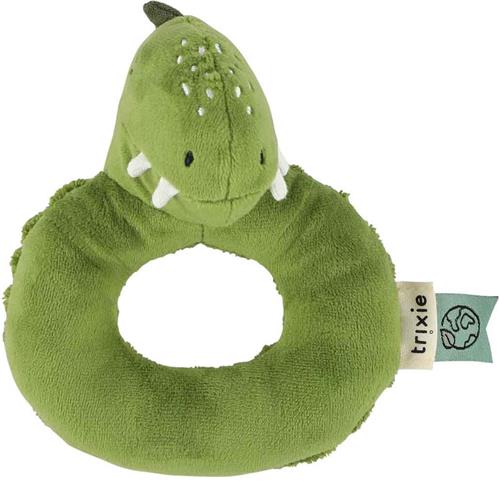 Trixie Rammelaar  Mr. Dino  Zacht Baby Speelgoed met Knispergeluid  Sensorisch Speelgoed  Vanaf 3 Maanden