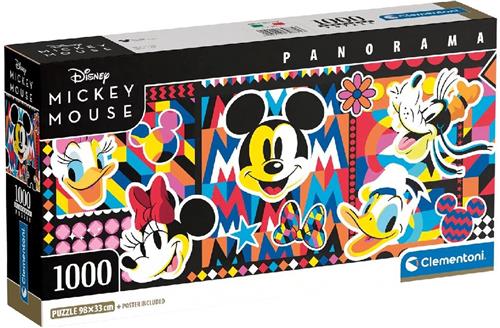 Clementoni - Puzzel - 1000 Stukjes - Panorama Disney - Compact doos - Vanaf 14 jaar