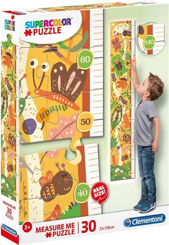 Clementoni Legpuzzel Measure Me The Bugs' House 30 Stukjes -  puzzel - meetlat - kerst - kerstcadeau - kerstcadeautje