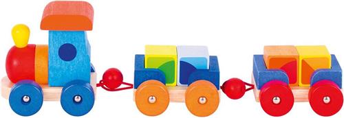 Goki Rubberhouten Blokkentrein Mumbai, 7dlg.