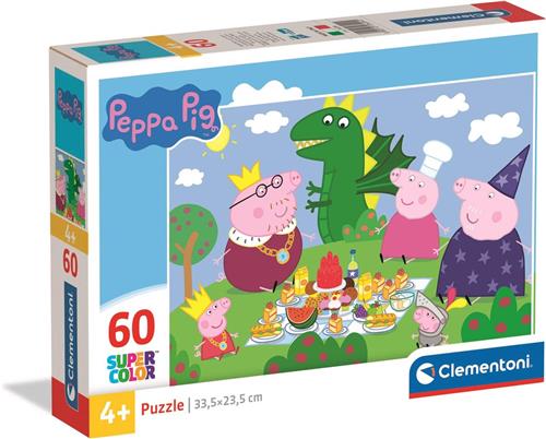 Clementoni - Peppa Pig Legpuzzel - Kinderpuzzel - Puzzel 60 stukjes - Vanaf 4 jaar
