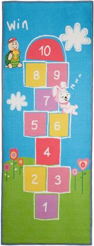 Relaxdays hinkelmat - speelkleed hinkelen - speelmat - vloerkleed kinderkamer -180x70 cm