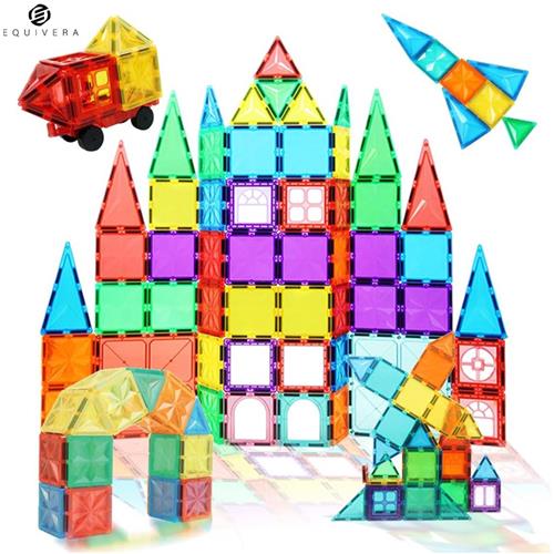 Equivera Magnetic Tiles - Magnetisch Speelgoed - Magnetic Tiles Speelgoed - Magnetisch Speelgoed Tegels