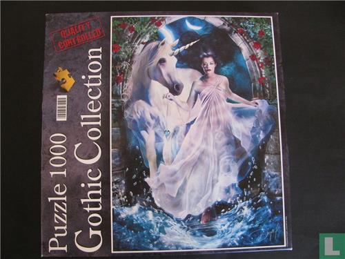 Gothic Puzzel 1000 unicorn